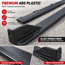 NINTE Side Rocker Panel Body Kit Fit for Subaru WRX STI 4-Door 2015-2021 Black ST Style Left and Right Pair - NINTE