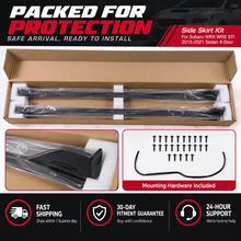 NINTE Side Rocker Panel Body Kit Fit for Subaru WRX STI 4-Door 2015-2021 Black ST Style Left and Right Pair - NINTE