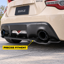 NINTE Rear Bumper Diffuser Lip Splitter Fit for Scion FR-S Toyota 86 Subaru BRZ 2013-2020 Sport Style - NINTE
