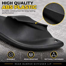 NINTE Rear Bumper Diffuser Lip Splitter Fit for Scion FR-S Toyota 86 Subaru BRZ 2013-2020 Sport Style - NINTE