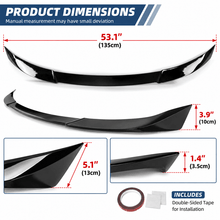 NINTE Rear Trunk Lip Spoiler Wing Fit for Honda Accord 2018-2022 Painted Gloss Black One Piece Highkick Duckbill Style Without Logo - NINTE