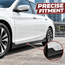 NINTE Side Rocker Panel Extension Kit Fit for Honda Accord 4-Door Sedan 2013-2017 Black PP Plastic MOD Style Without Logo - NINTE