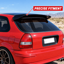 NINTE Rear Roof Spoiler Wing Fit for Honda Civic Hatchback 1996-2000 Painted Black One Piece Type-R Style - NINTE