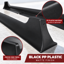 NINTE Side Rocker Panel Extension Kit Fit for Honda Accord 4-Door Sedan 2013-2017 Black PP Plastic MOD Style Without Logo - NINTE