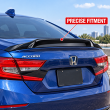 NINTE Rear Trunk Spoiler Wing Fit for Honda Accord 2018-2022 Painted Gloss Black One Piece R Style Duckbill