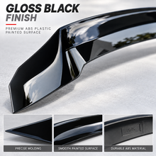 NINTE Rear Trunk Spoiler Wing Fit for Honda Accord 2018-2022 Painted Gloss Black One Piece R Style Duckbill