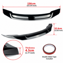 NINTE Rear Trunk Spoiler Wing Fit for Honda Accord 2018-2022 Painted Gloss Black One Piece R Style Duckbill