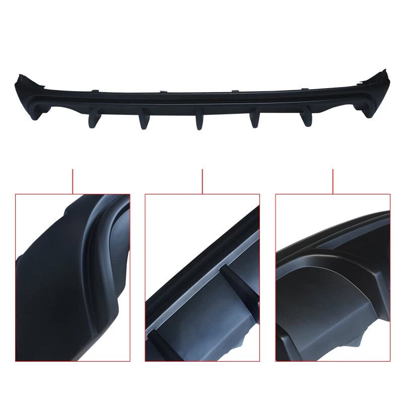 NINTE Rear Bumper For 2014 - 2016 Lexus IS250 IS350 IS200t Rear Diffuser Spoiler Splitter - NINTE