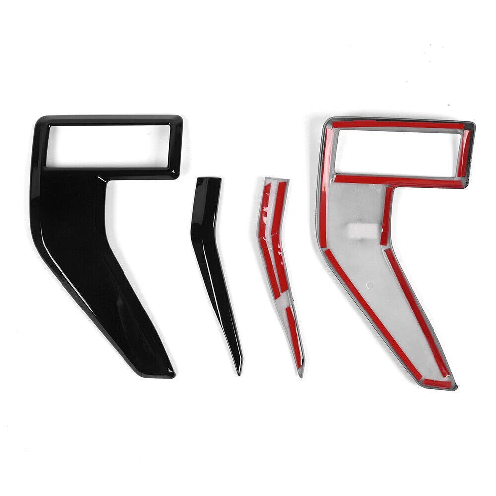 NINTE For 2021 - 2024 Ford F150 Trim Accessories Front Fender Side Vent Decor Cover - NINTE