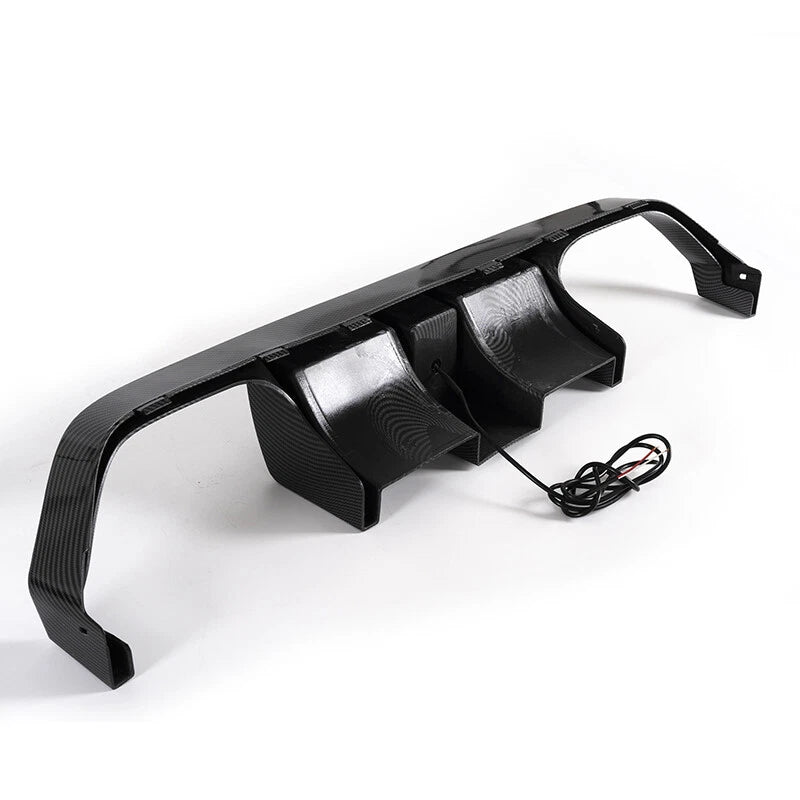NINTE MP Style Rear Bumper W/ LED Brake Light For 2015-2020 BMW F80 M3 F82 M4 F83 Rear Diffuser