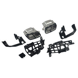 NINTE Rear Bumper Diffuser Exhaust Tailpipes For 2013-2019 Benz W117 CLA200 CLA250