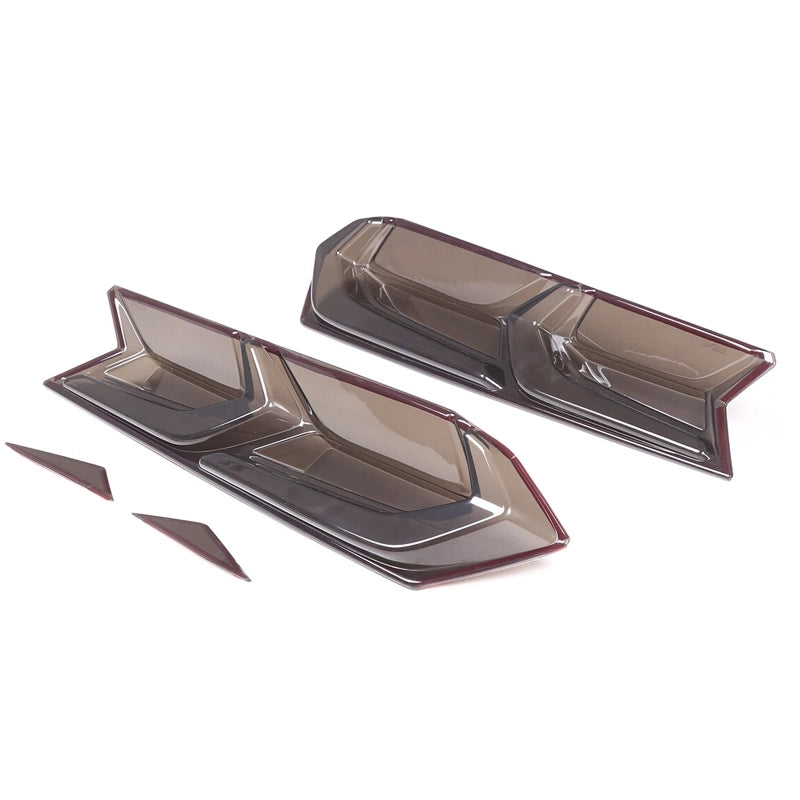 NINTE Tail light Smoked Cover Blackout Molding FOR 2020-2025 Corvette C8 Z51 Stingray