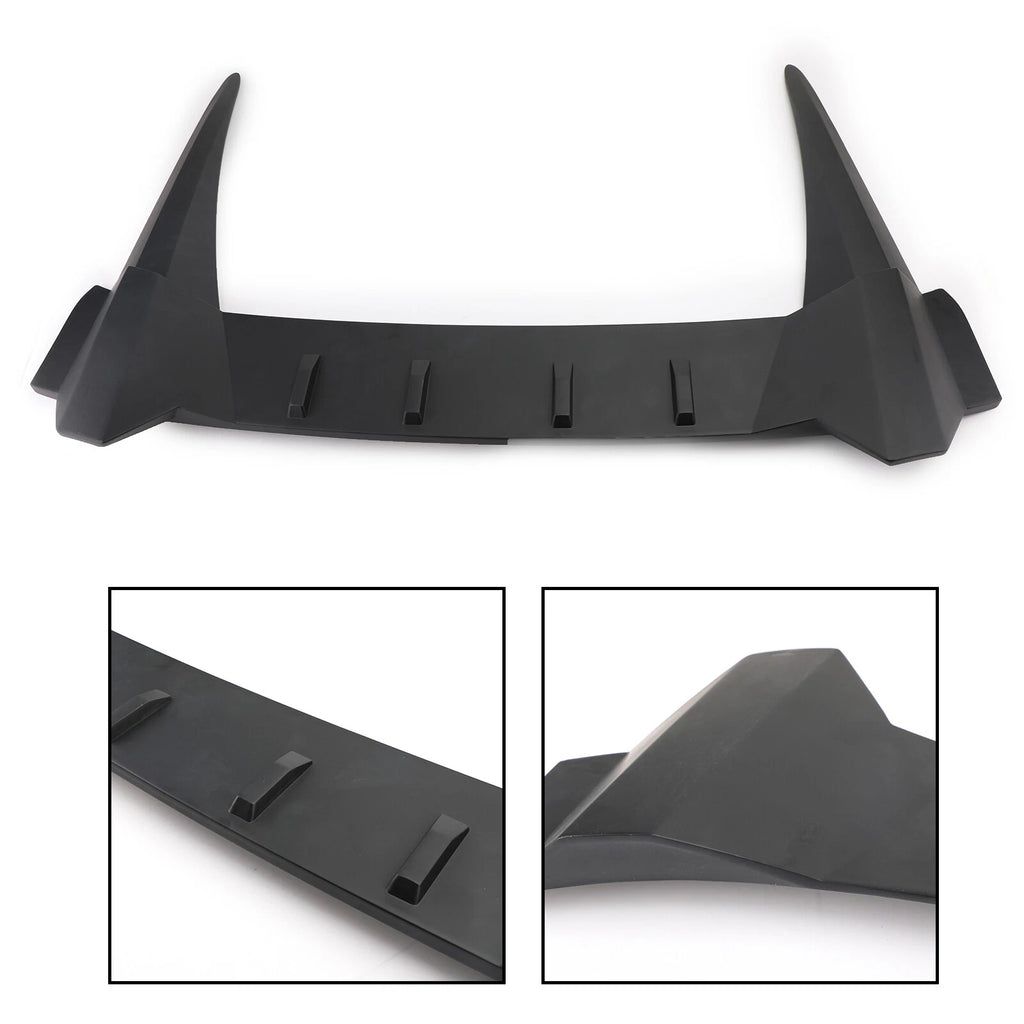 NINTE R Style Roof Spoiler For 2016 - 2021 Honda Civic 10th Sedan Matte Black - NINTE