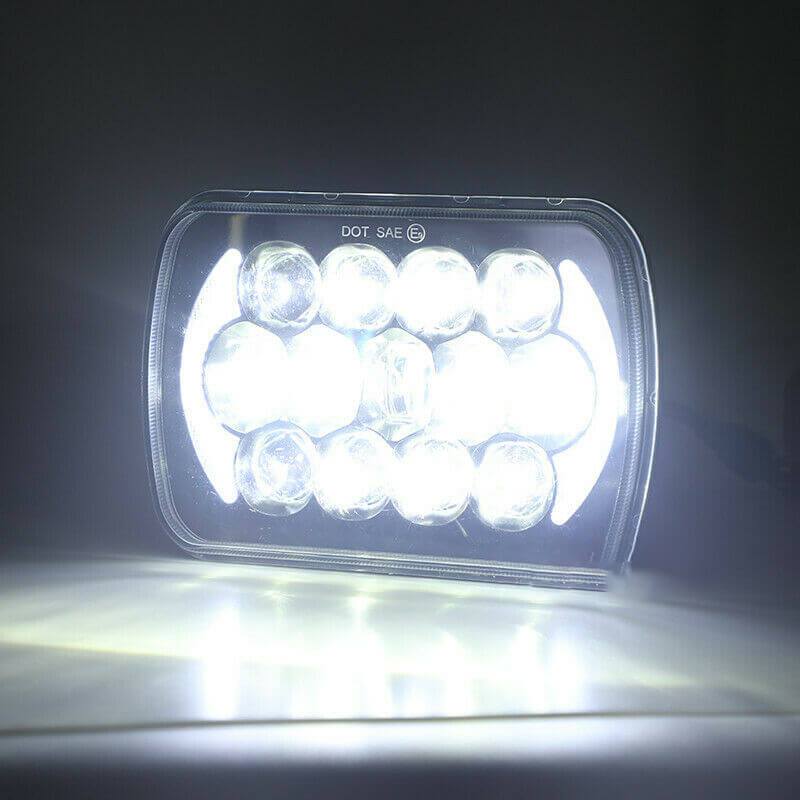 NINTE Newest Brightest 105W 7X6" 5X7" LED Headlight DRL For Jeep Cherokee XJ Chevrolet