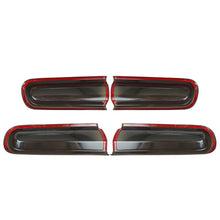 Charger l'image dans la galerie, NINTE Rear Guard Trim Kit For 2015 - 2024 Dodge Challenger Accessories Tail Light Covers Exterior Frame Smoked Black 4Pcs - NINTE