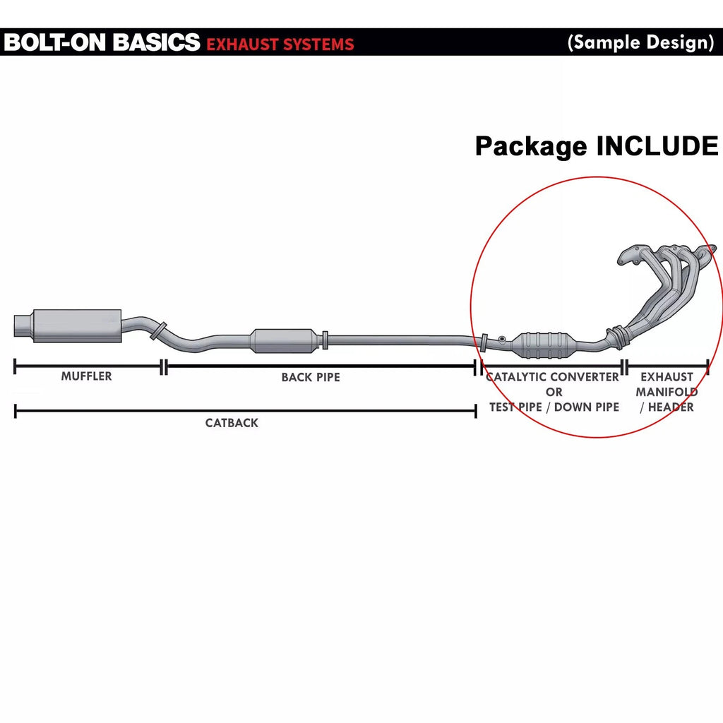 NINTE Stainless Steel Headers For 1988 - 2000 Honda Civic D15 D16 D - Series EJ/EG/EH/EK - NINTE