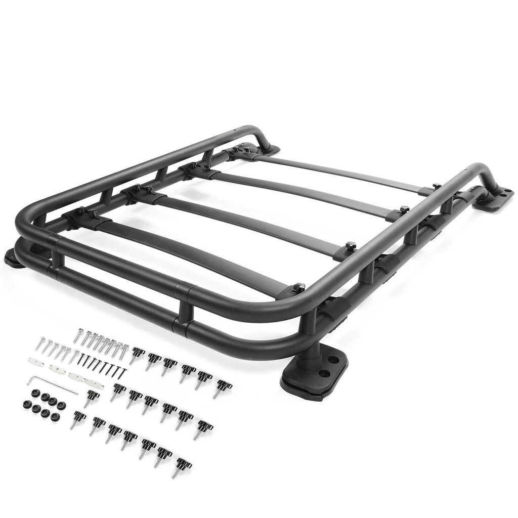 NINTE TRD PRO Style Roof Rack For 2010 - 2024 Toyota 4 Runner Adjustable Basket Sport Extra Cross Bar - NINTE