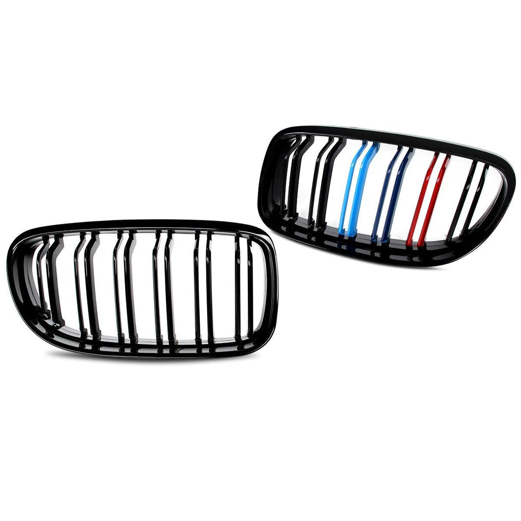 NINTE Front Kidney Grill Dual Slats For 2009 - 2011 LCI BMW E90 E91 - NINTE