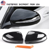 NINTE Mirror Caps For 2014-2019 Mercedes Benz C S E GLC Class Left Hand Drive