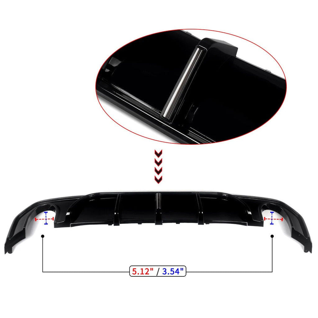 NINTE Rear Diffuser For 2022 - 2024 BMW 4 Series Gran Coupe G26 i4 M - Sport - NINTE