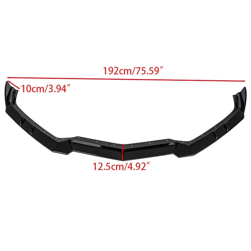 NINTE Front Lip for 2020 - 2026 Chevy Corvette C8 3PCS - NINTE