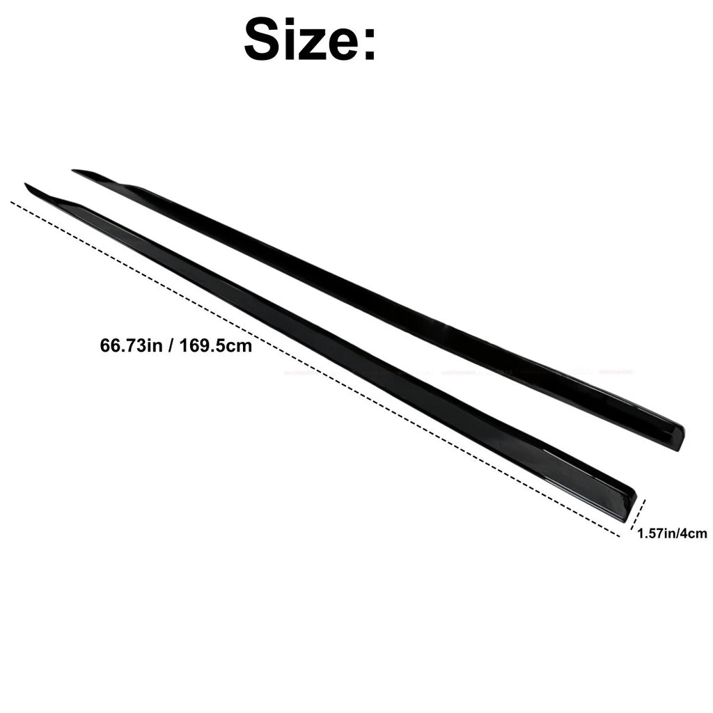 NINTE MP Style Side Skirts For 2024 - 2026 BMW 5 Series G60 M Sport 530i 540i 550e i5 - NINTE