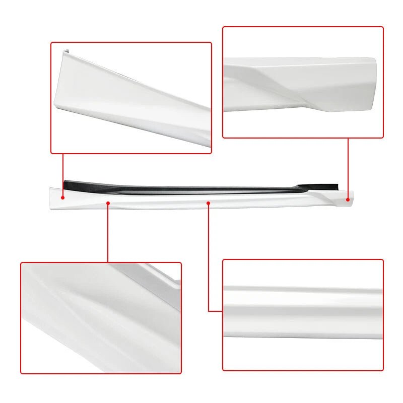 NINTE Yofer JDM Style Side Skirts For 2018 - 2022 10th Gen Honda Accord - NINTE