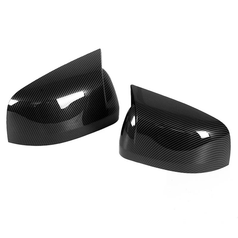 NINTE Mirror Covers for 2011 - 2022 Jeep Grand Cherokee 2011 - 2023 Dodge Durango ABS Gloss Black A PairHalf Overlays - NINTE