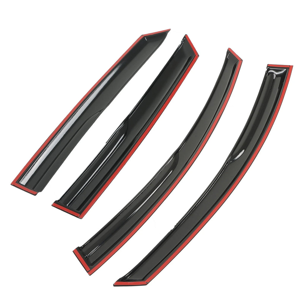 NINTE 3D MUGEN Wavy Style Window Visor Rain Guard For 2021 - 2025 Kia K5 Optima - NINTE