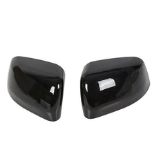Laden Sie das Bild in den Galerie-Viewer, NINTE Mirror Covers for 2011 - 2022 Jeep Grand Cherokee 2011 - 2023 Dodge Durango ABS Gloss Black A PairHalf Overlays - NINTE