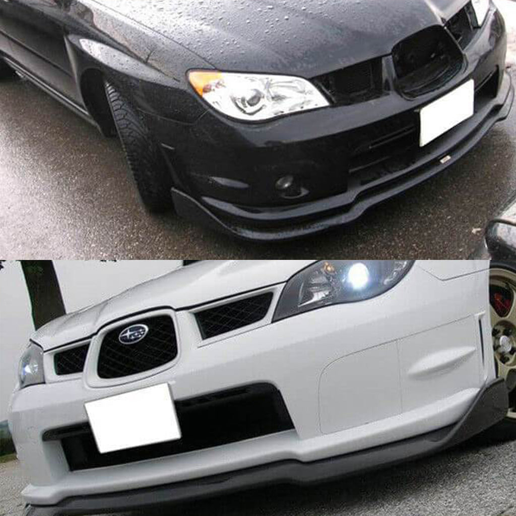 NINTE Front Lip For Subaru Impreza WRX STI 2006 2007 CS2 Style Lower Bumper Diffuser