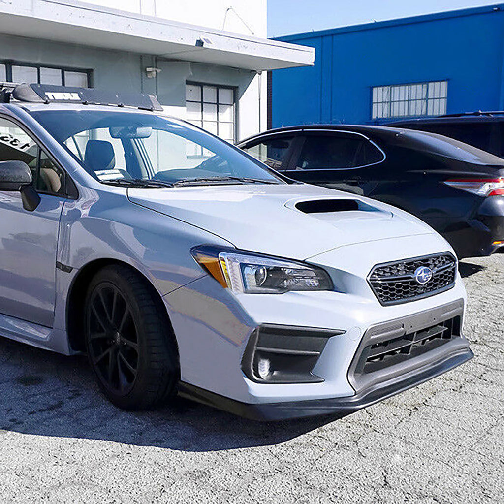 NINTE Front Lip For 2018-2021 Subaru WRX STi VR-Style Urethane Bumper