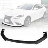 NINTE Front Lip for 2014-2016 Lexus IS Base Front Bumper Lip Spoiler Splitter
