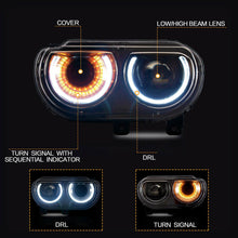 Load image into Gallery viewer,  NINTE LED headlights for 08-14 Challenger