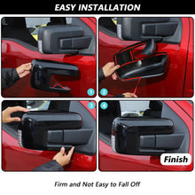 Laden Sie das Bild in den Galerie-Viewer, NINTE For 2021 - 2025 Ford F150 Mirror COVERS Overlays With Signal Hole - NINTE