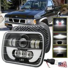 Load image into Gallery viewer, NINTE 2PCS 120W 5x7 / 7x6 LED Hi-Lo DRL H6054 Headlight