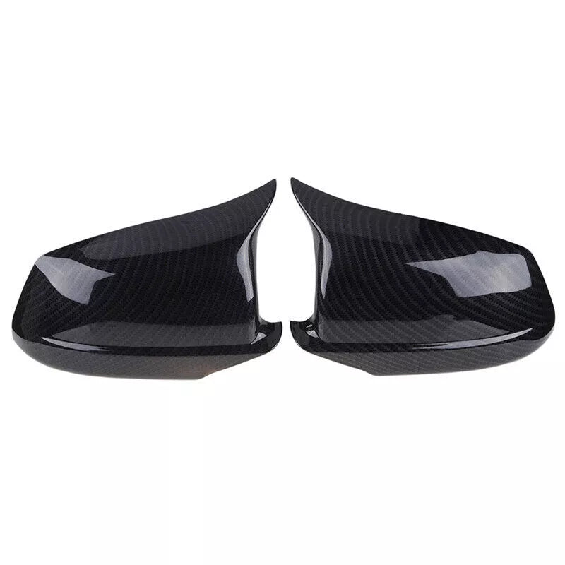 NINTE For 2011-2013 BMW 5 Series F10 F11 535i 550i 528i Side Mirror Cover Cap Carbon Fiber Look