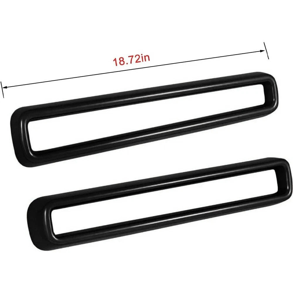 NINTE Front Grill Mesh Grille Inserts Trim Cover For 2015 - 2024 Dodge Challenger - NINTE