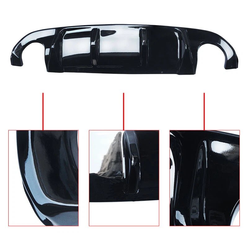 NINTE Rear Diffuser For 2014 - 2017 Infiniti Q50 - NINTE