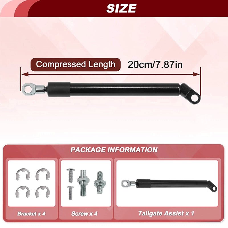 NINTE Rear Tailgate Assist Shock Strut Lift Support for 2024 - 2026 Toyota Tacoma - NINTE