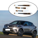 NINTE Outer Door Sill Scuff Plate for 2016-2018 Toyota C-HR CHR Door Thresholds Protect Covers