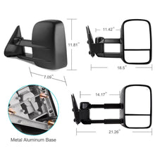 Load image into Gallery viewer, NINTE Tow Mirrors for 1999-2002 Chevy Silverado GMC Sierra 