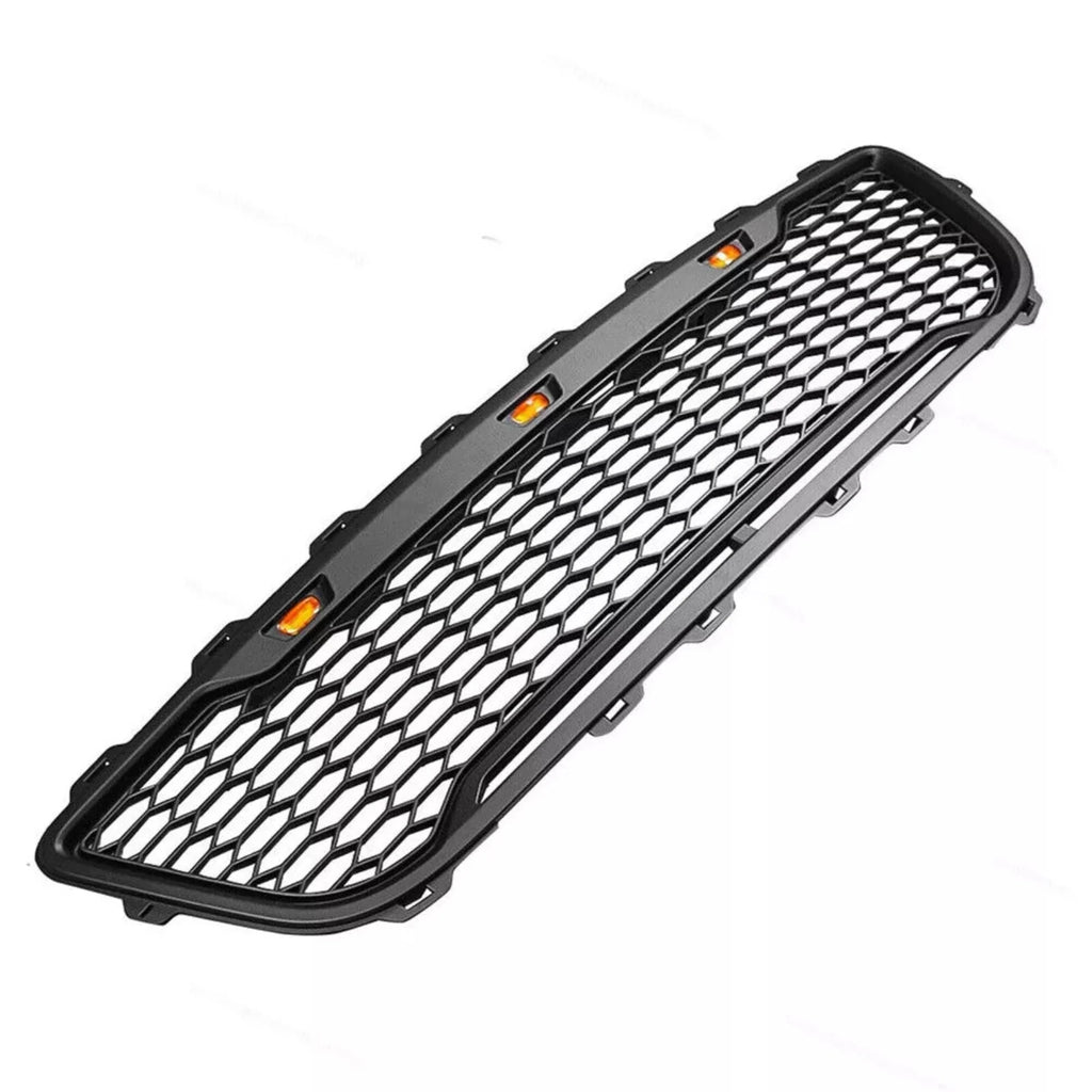 NINTE For 1999-2003 Ford F150 F-150 Front Grille Honeycomb Bumper Grill W/Lights & ACCES