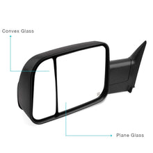 Load image into Gallery viewer, NINTE Tow Mirrors for 98-01 Dodge Ram 1500 98-02 2500 3500 