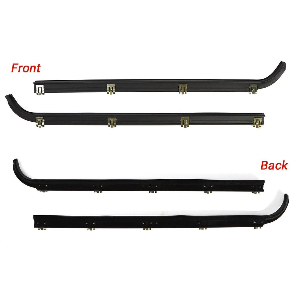 NINTE Door Window Seal Belt Weatherstrip 4 Pcs Set For 1987 - 1997 Ford F150 F250 F350 - NINTE