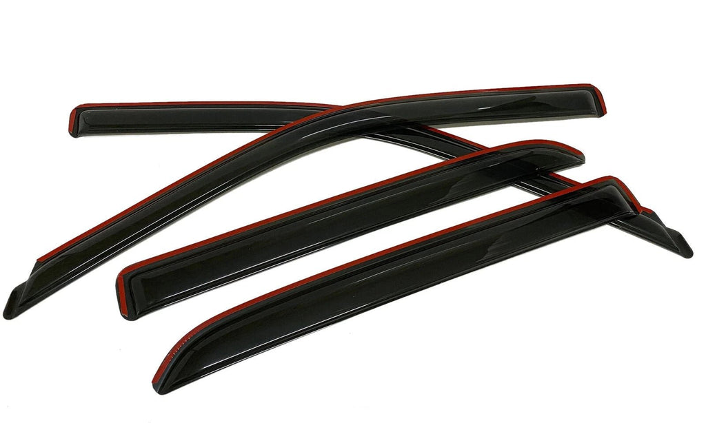 NINTE Window Visor Vent Rain Guard For 2009 - 2025 Dodge Ram 1500 2500 3500 - NINTE