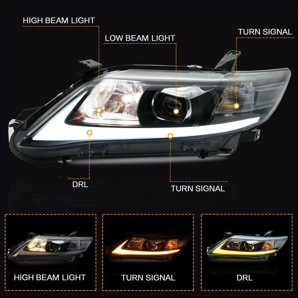 NINTE Headlights for Toyota Camry 2009-2011