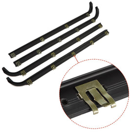 NINTE Door Window Seal Belt Weatherstrip 4 Pcs Set For 1987 - 1997 Ford F150 F250 F350 - NINTE