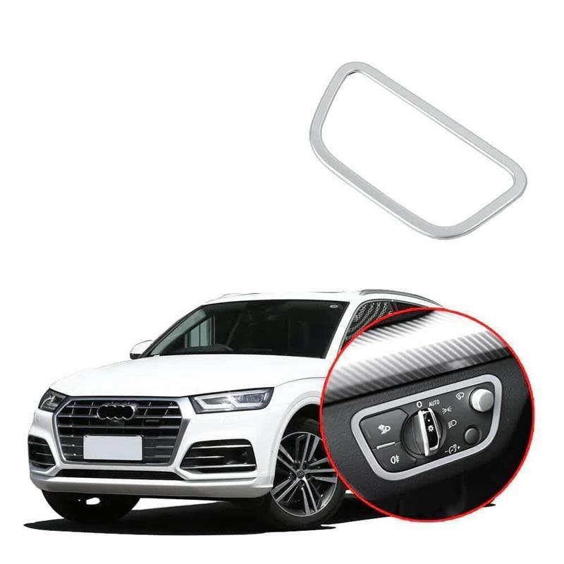 Ninte Audi Q5/Q5L 2018 ABS Chrome Headlight switch Button decorative frame - NINTE