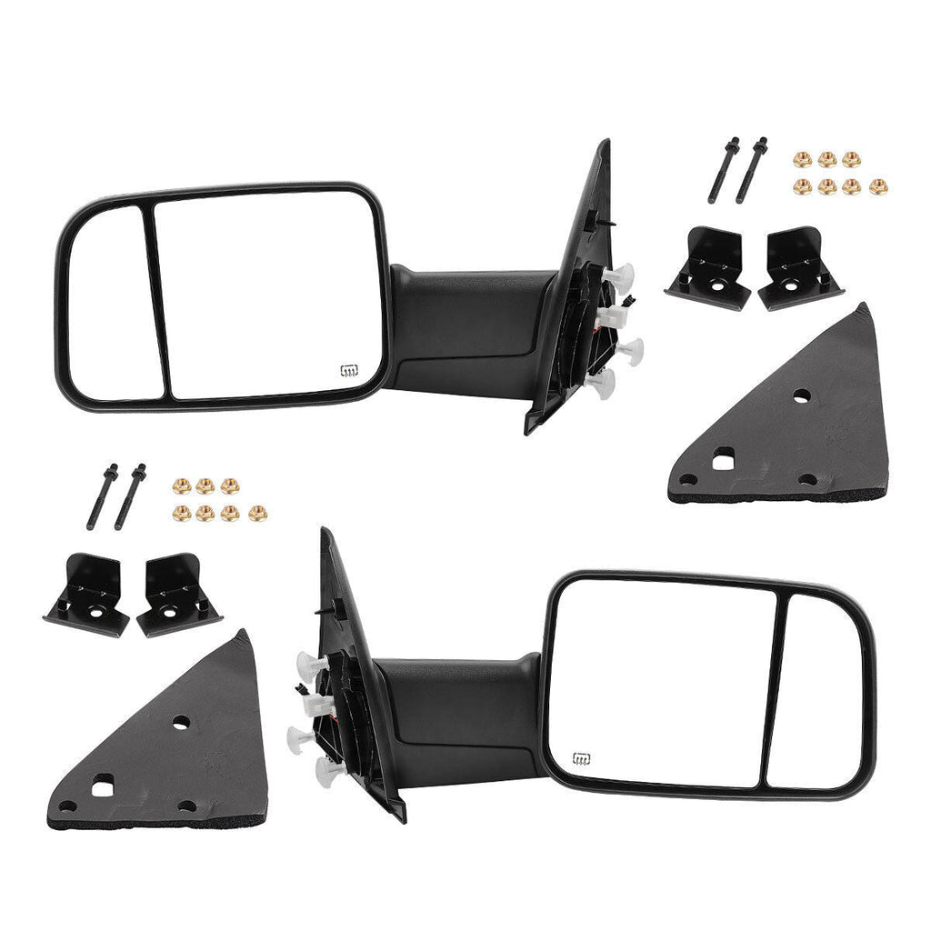 NINTE Tow Mirrors for 2002-2009 Dodge Ram 1500 2500 3500